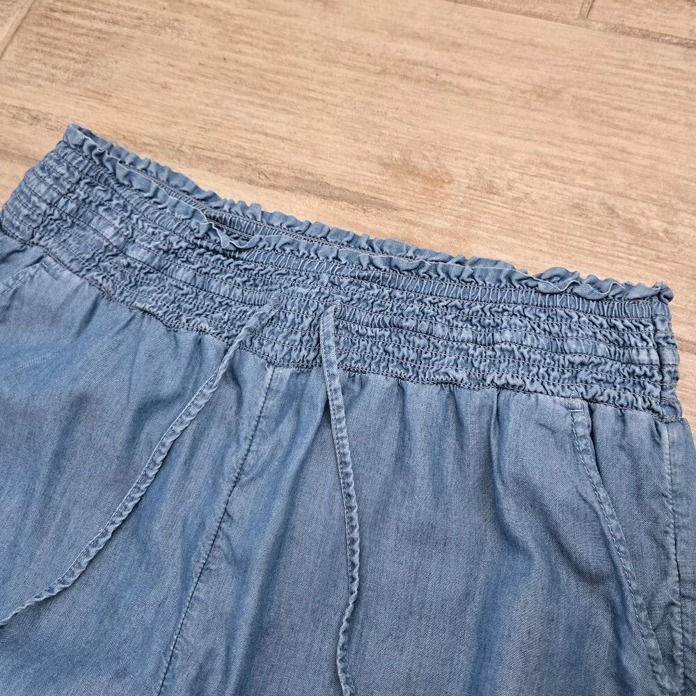 Aerie Blue Wide Leg Pants - Picture 3 of 6